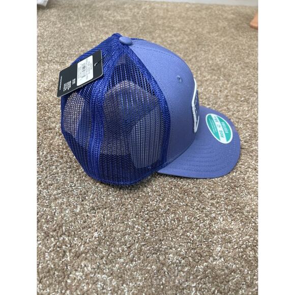 New Taylor Made Ventura Retro Trucker Hat light blue trucker Cap adjustable NEW - Picture 2 of 5